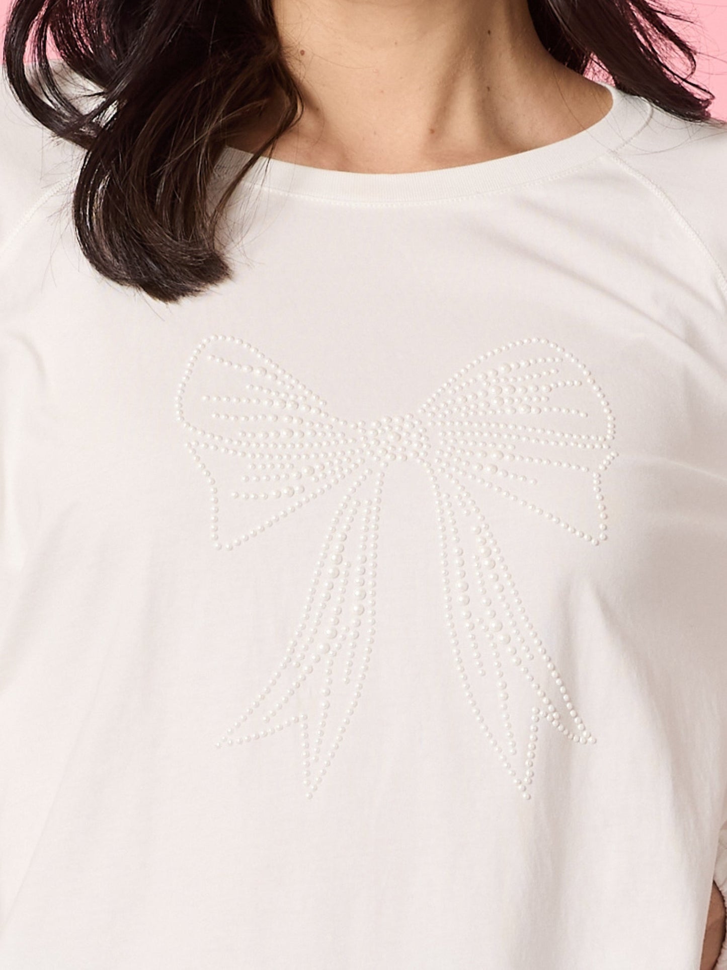 Gordon Smith Harper Bow Tee (Ivory)