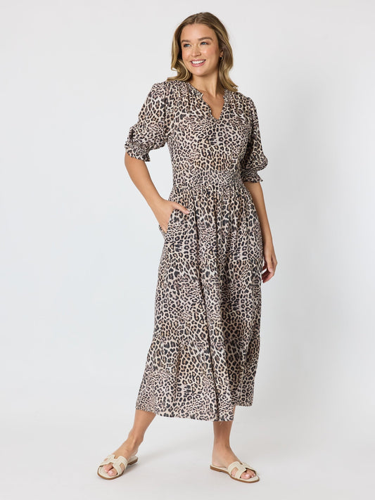 Threadz Serengeti Print Dress (Animal)