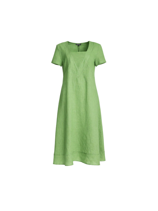 Gordon Smith Le Marais Linen Midi Dress (Fern)
