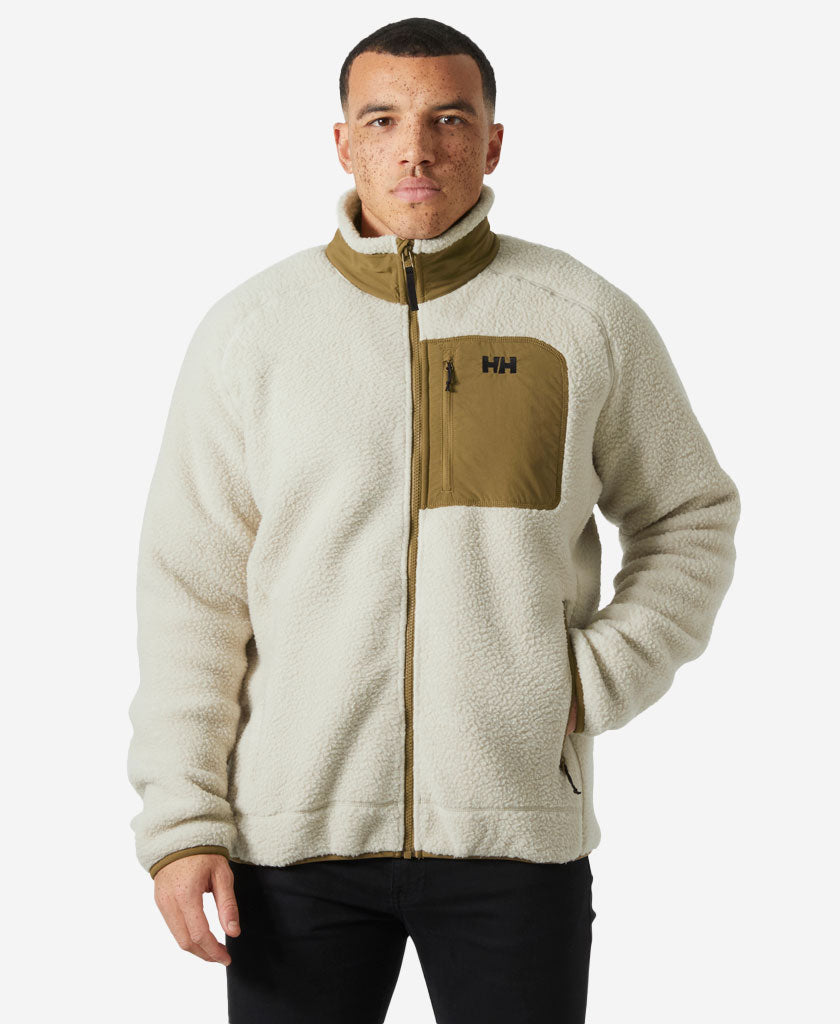 Image of Coats & Jackets. Product name - PANORAMA PILE BLOCK JACKET, Pelican in Pelican colour by brand - Helly Hansen
