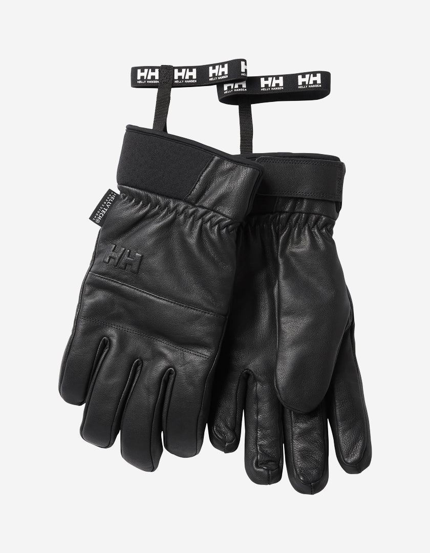 Image of Gloves & Mittens. Product name - PISTE GLOVE, Black in Black colour by brand - Helly Hansen