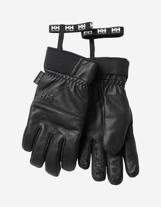 Image of Gloves & Mittens. Product name - PISTE GLOVE, Black in Black colour by brand - Helly Hansen