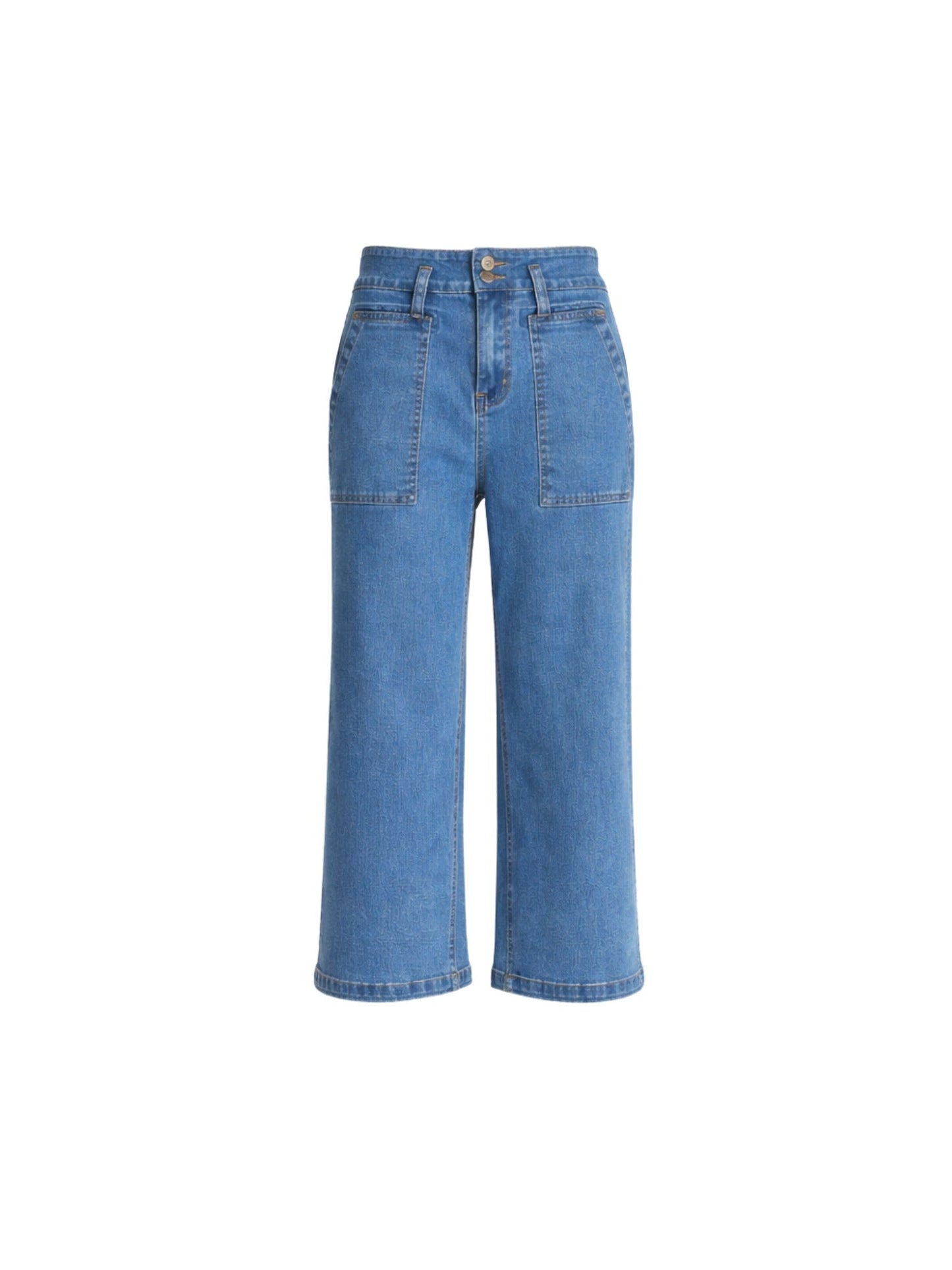 Gordon Smith Hudson Wide Leg Crop Jean (Denim)