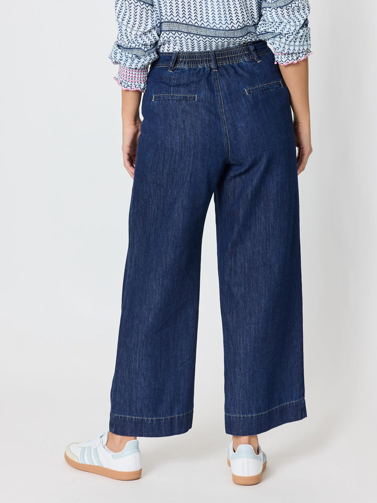 Threadz Urban Denim Cropped Pant (Dark Denim)