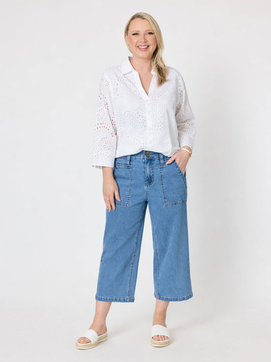 Gordon Smith Belle Broderie Top (White)