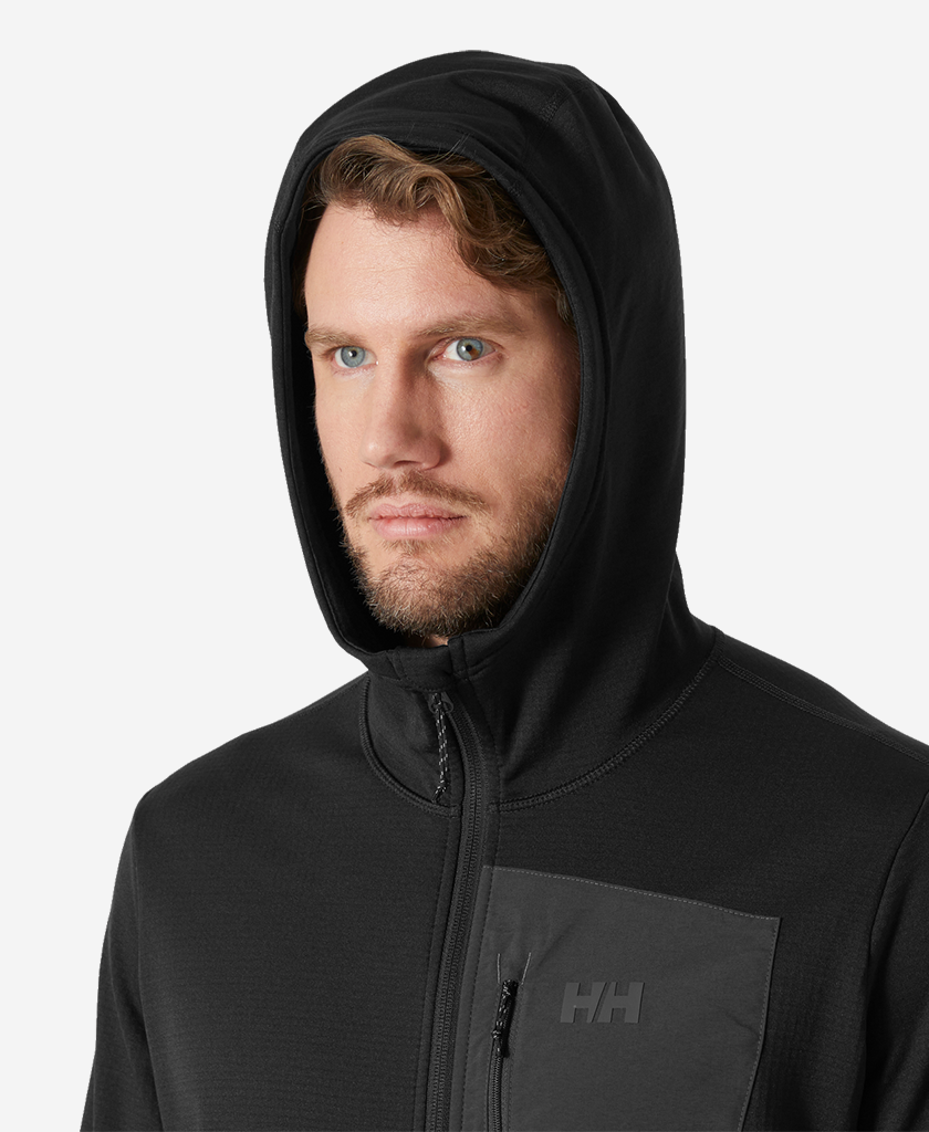 Helly Hansen VERSALITE HOODED FLEECE JACKET (Black)