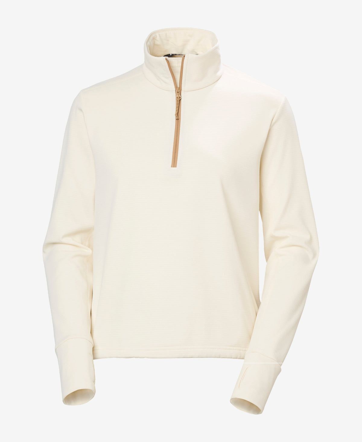Image of a model wearing Outerwear. Product name - W VERSALITE CINCHED FLEECE, Snow in Snow colour by brand - Helly Hansen