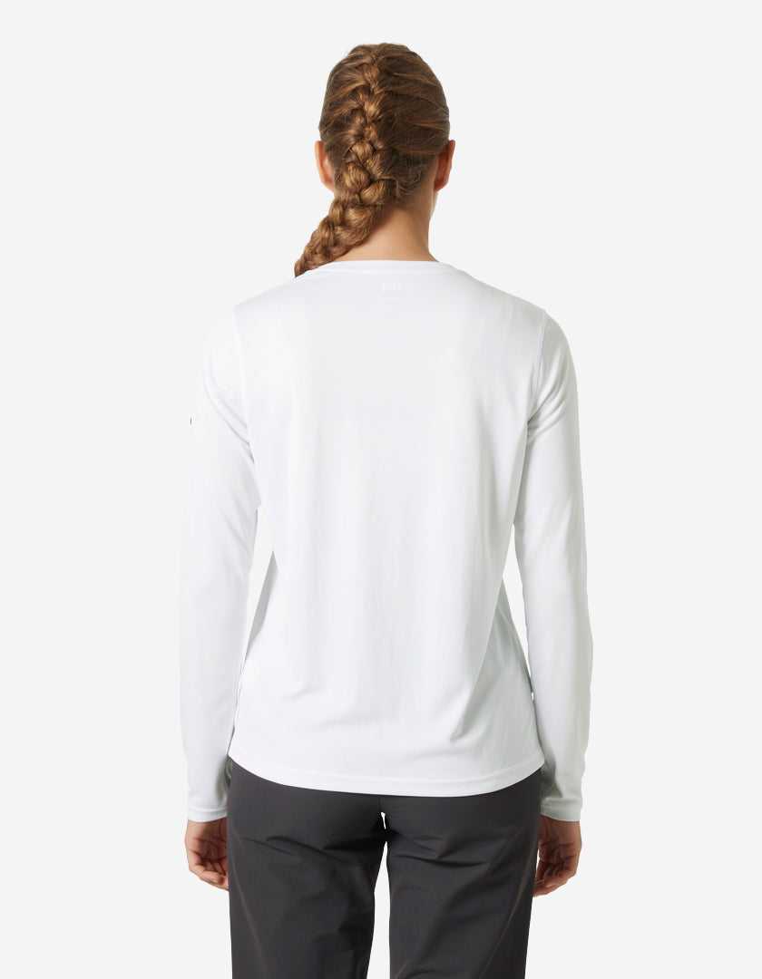 Helly Hansen W HH TECH CREW LS 2.0 (White)