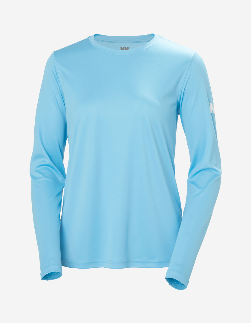 Helly Hansen W HH TECH CREW LS 2.0 (Aqua)