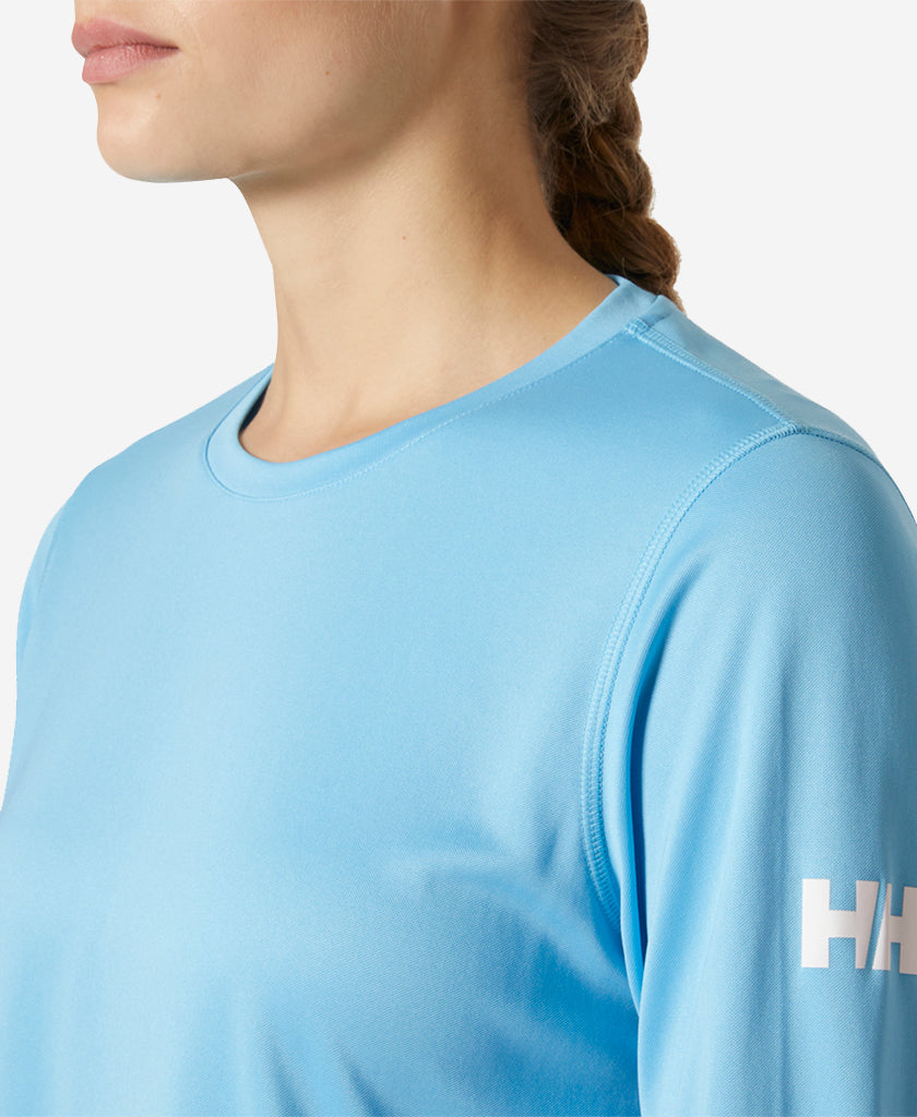 Helly Hansen W HH TECH CREW LS 2.0 (Aqua)