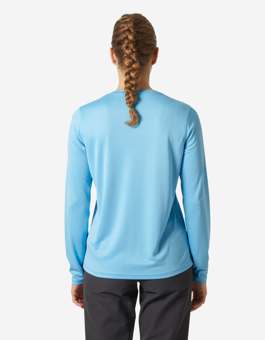 Helly Hansen W HH TECH CREW LS 2.0 (Aqua)