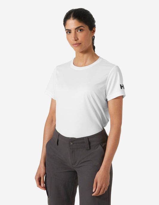 Image of T-Shirts. Product name - W HH TECH T-SHIRT 2.0, White in White colour by brand - Helly Hansen