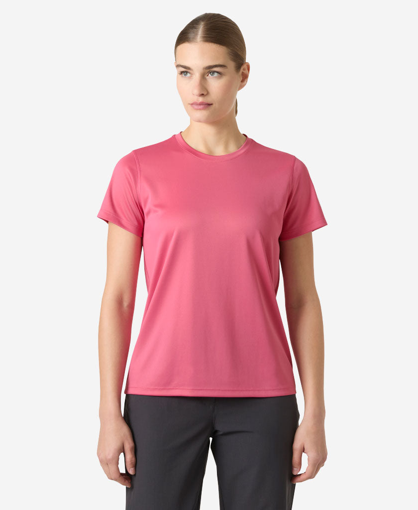 Image of T-Shirts. Product name - W HH TECH T-SHIRT 2.0, Cascadia Pink in Cascadia Pink colour by brand - Helly Hansen