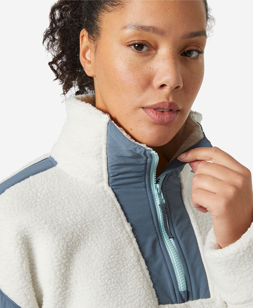 Helly Hansen W IMPERIAL PILE ZIP PULLOVER (Snow)