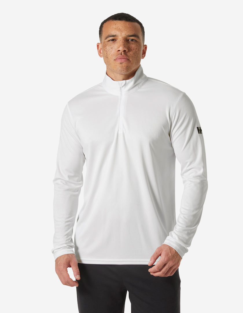 Image of Shirts. Product name - HH TECH 1/2 ZIP 2.0, White in White colour by brand - Helly Hansen