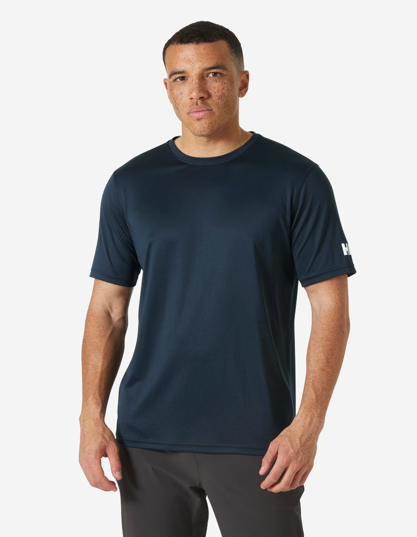 Image of T-Shirts. Product name - HH TECH T-SHIRT 2.0, Navy in Navy colour by brand - Helly Hansen