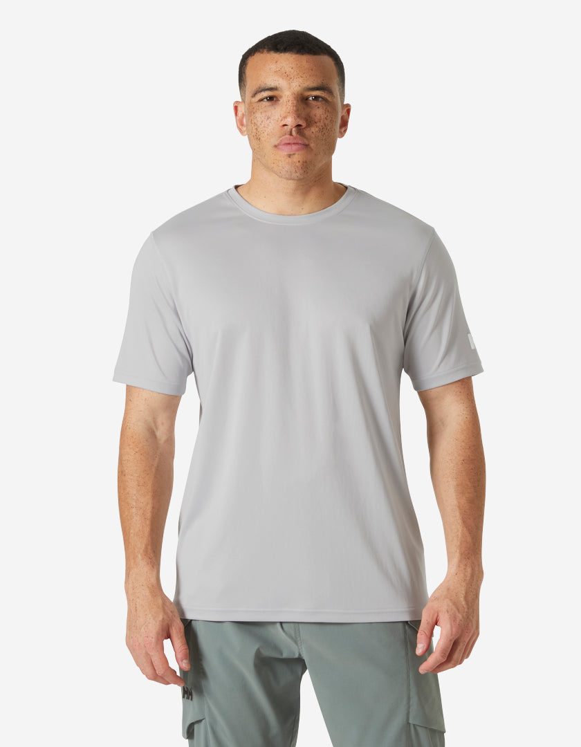 Image of T-Shirts. Product name - HH TECH T-SHIRT 2.0, Grey Fog in Grey Fog colour by brand - Helly Hansen