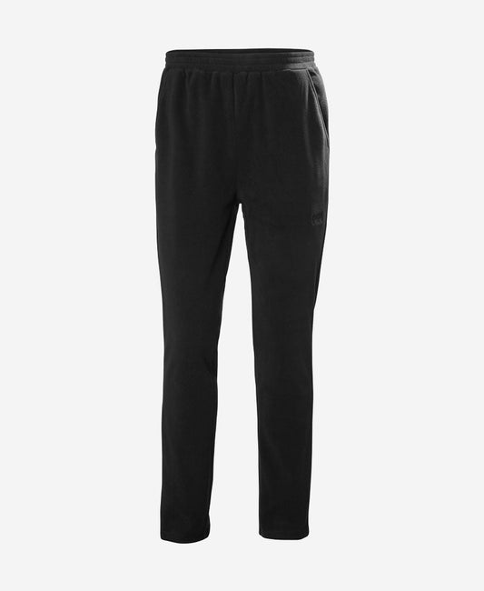 Image of a model wearing Pants. Product name - DAYBREAKER FLEECE PANT, Black in Black colour by brand - Helly Hansen