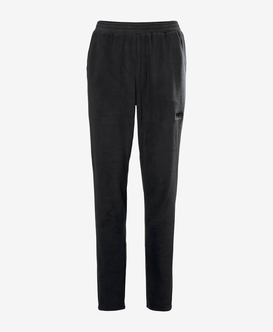 Image of a model wearing Pants. Product name - W DAYBREAKER FLEECE PANT, Black in Black colour by brand - Helly Hansen