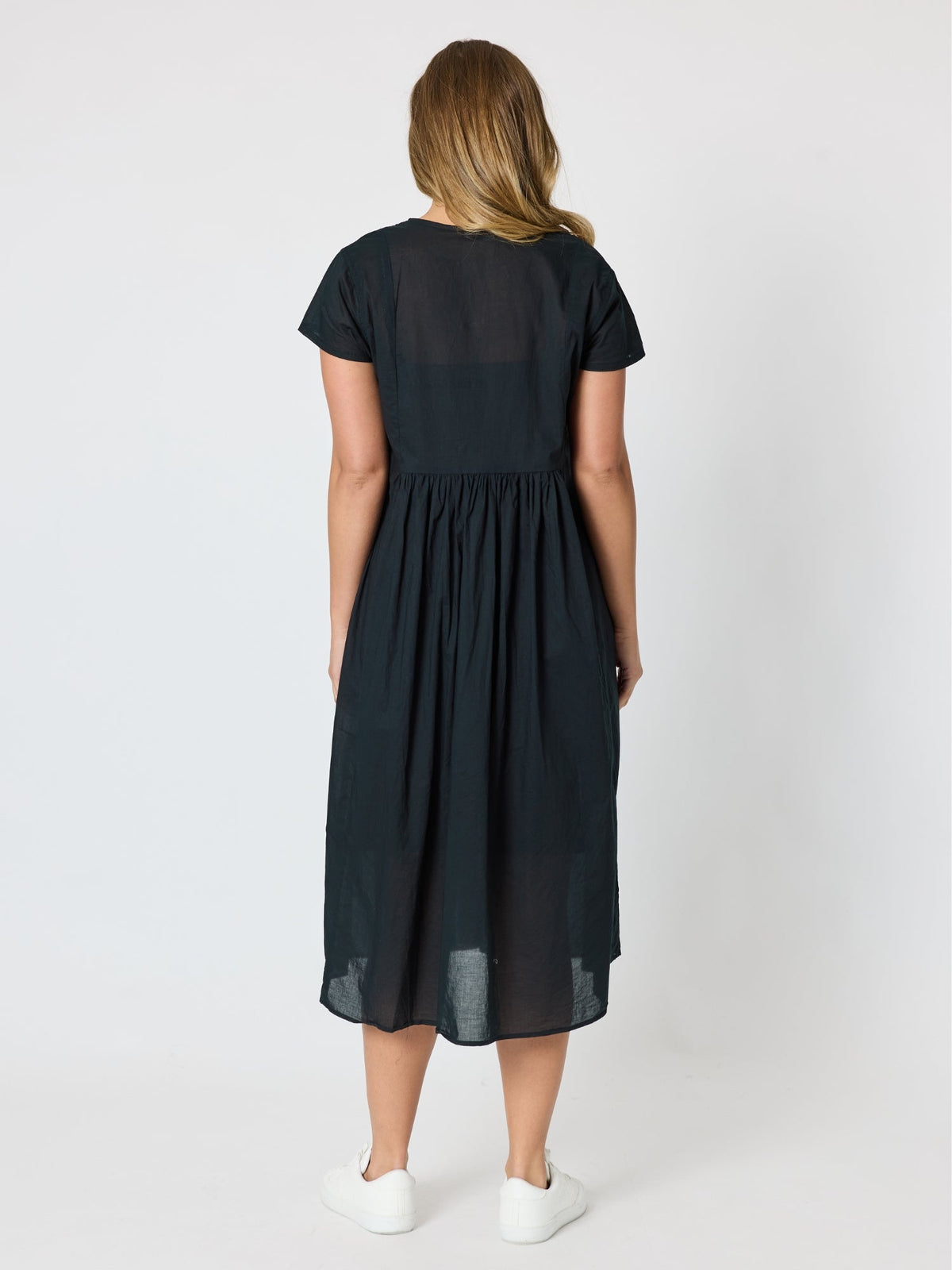 Threadz Acacia Cotton Dress (Black)