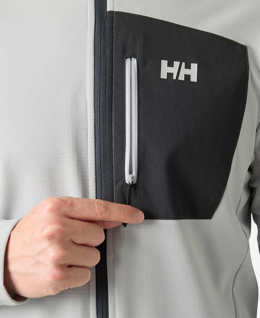 Helly Hansen VERSALITE FLEECE JACKET (Grey Fog)