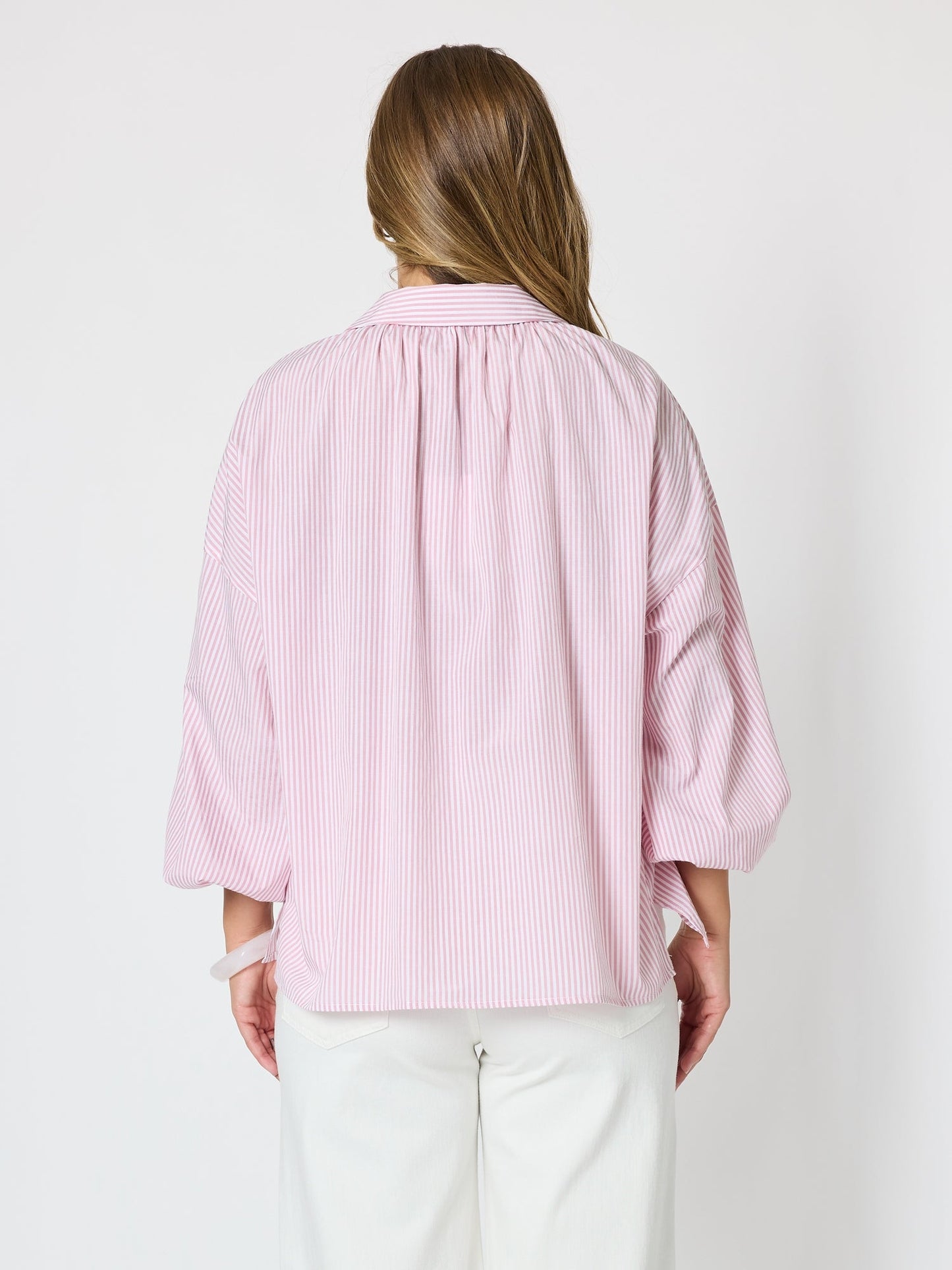 Threadz The Palms Embroidered Shirt (Musk White)