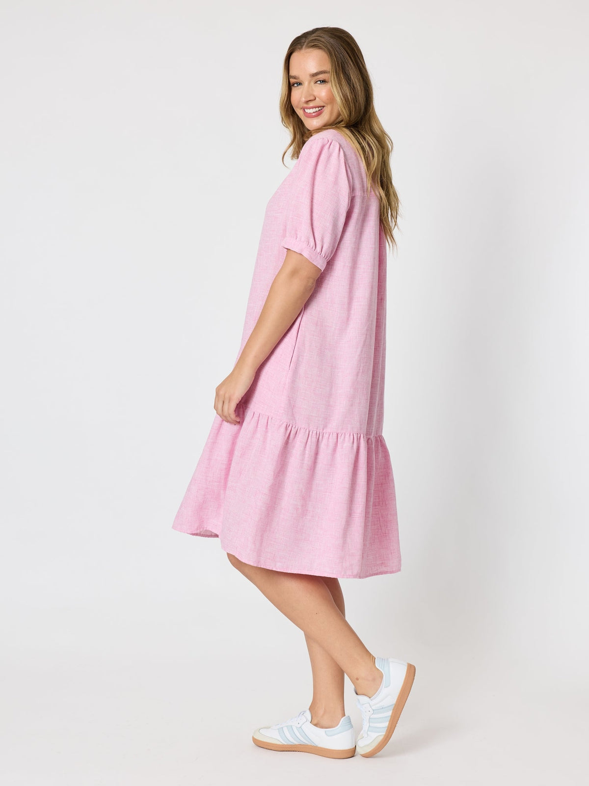 Threadz Canopy Dress (Lipstick)