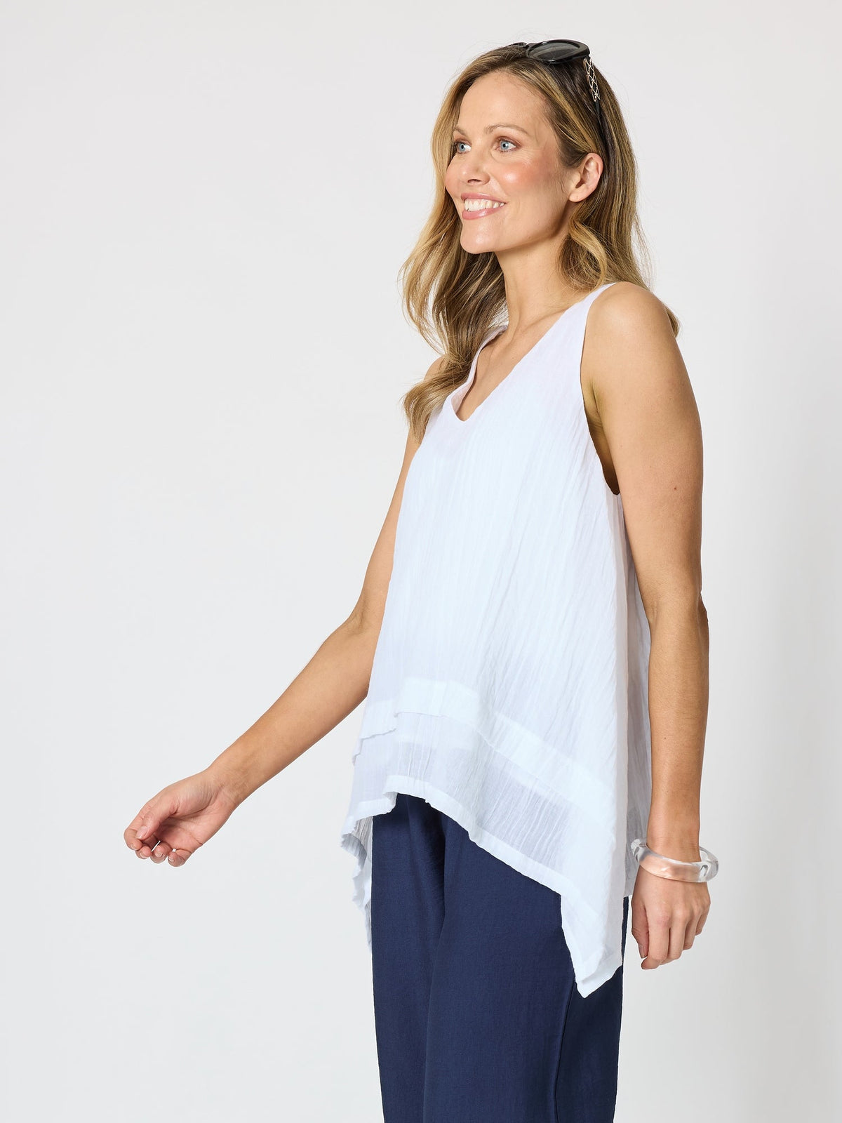 Clarity Essential Layer Cami (White)