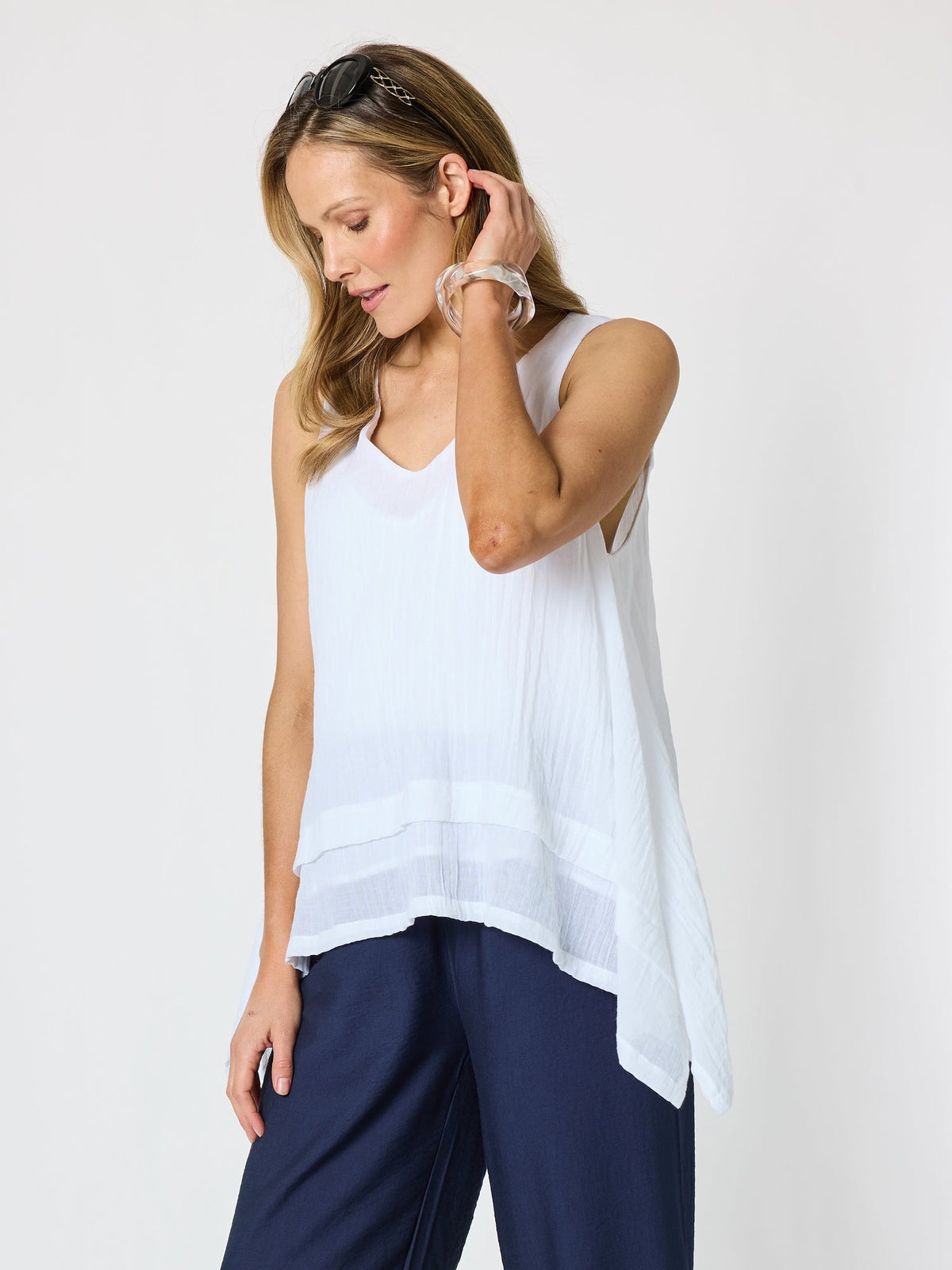Clarity Essential Layer Cami (White)