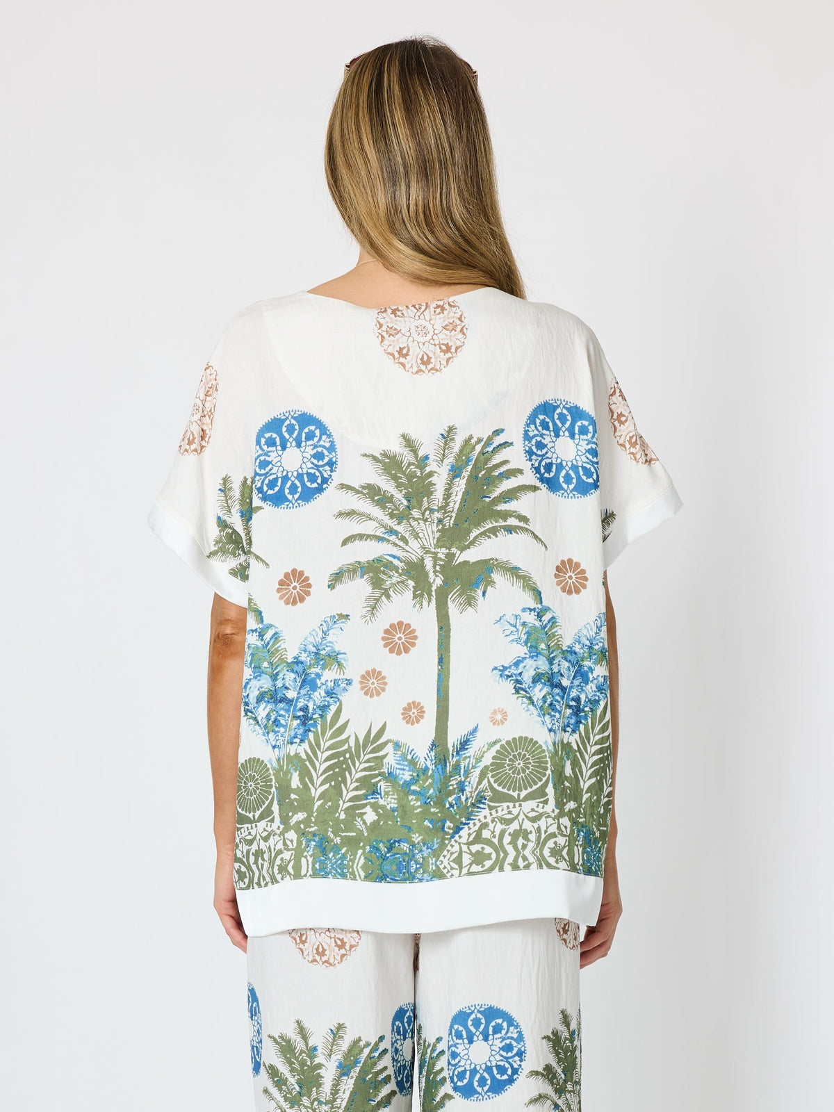Clarity Escape Print Top (Fern Multi)