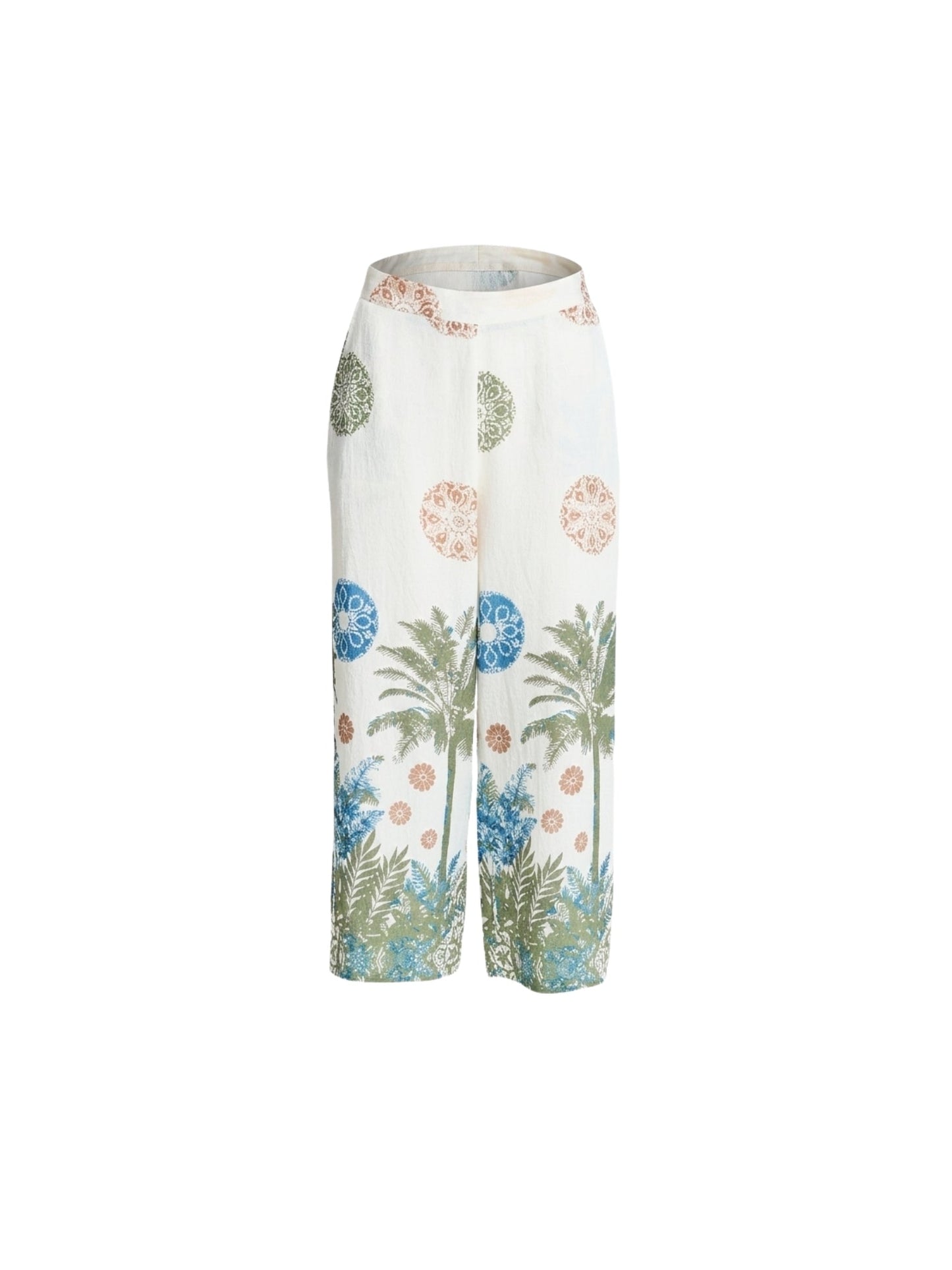 Clarity Escape Print Wide Leg Pant (Fern Multi)