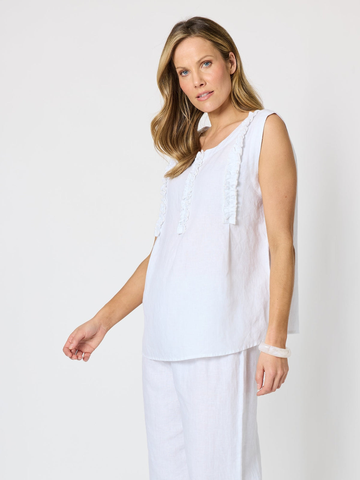 Hammock & Vine Haven Frill Cami (White)