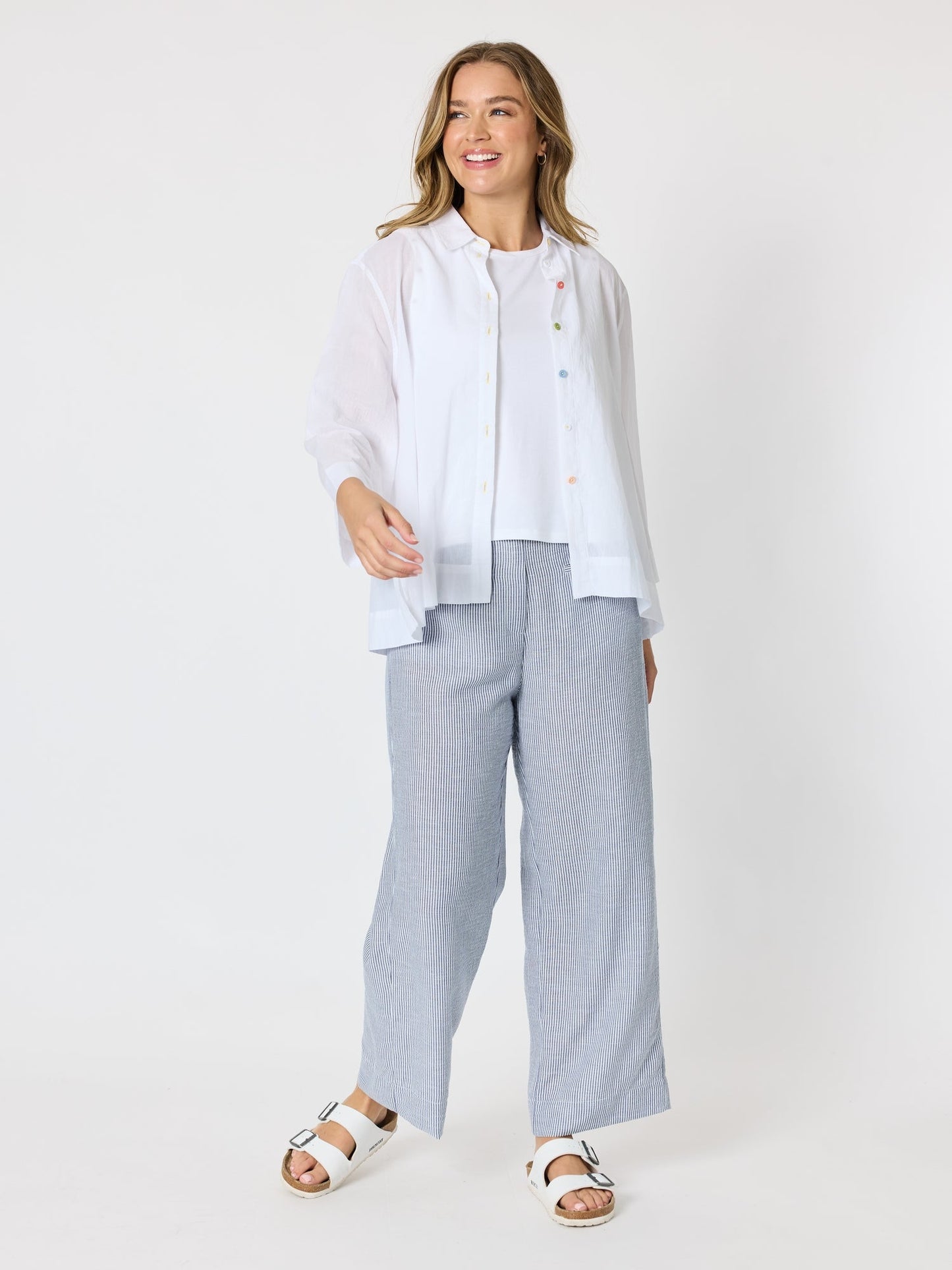 Threadz Costa Mesa Cotton Shirt (White)