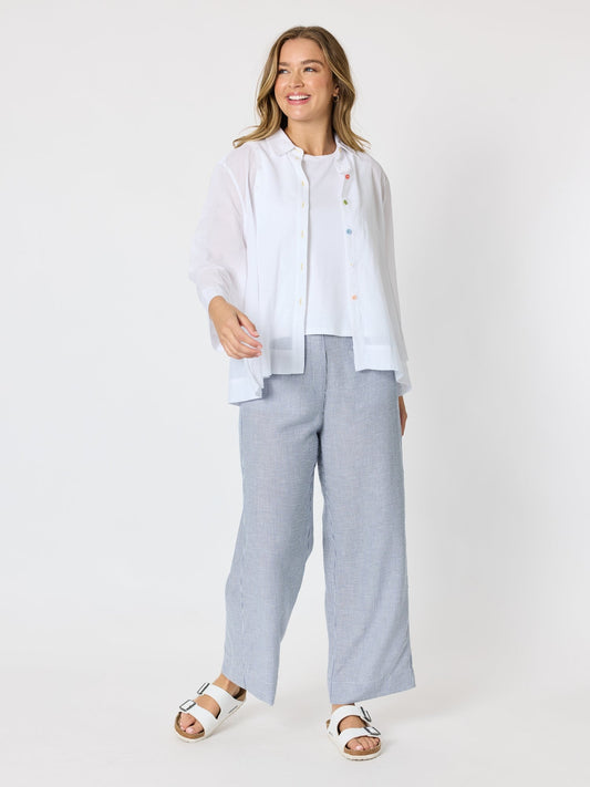 Threadz Costa Mesa Cotton Shirt (White)