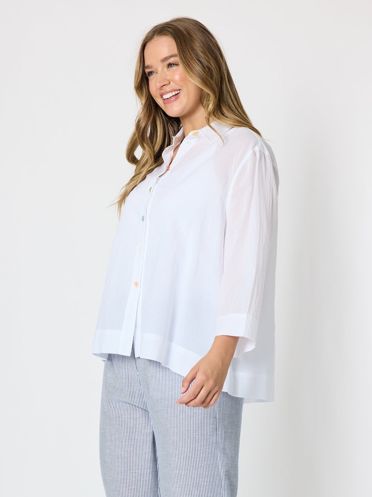 Threadz Costa Mesa Cotton Shirt (White)