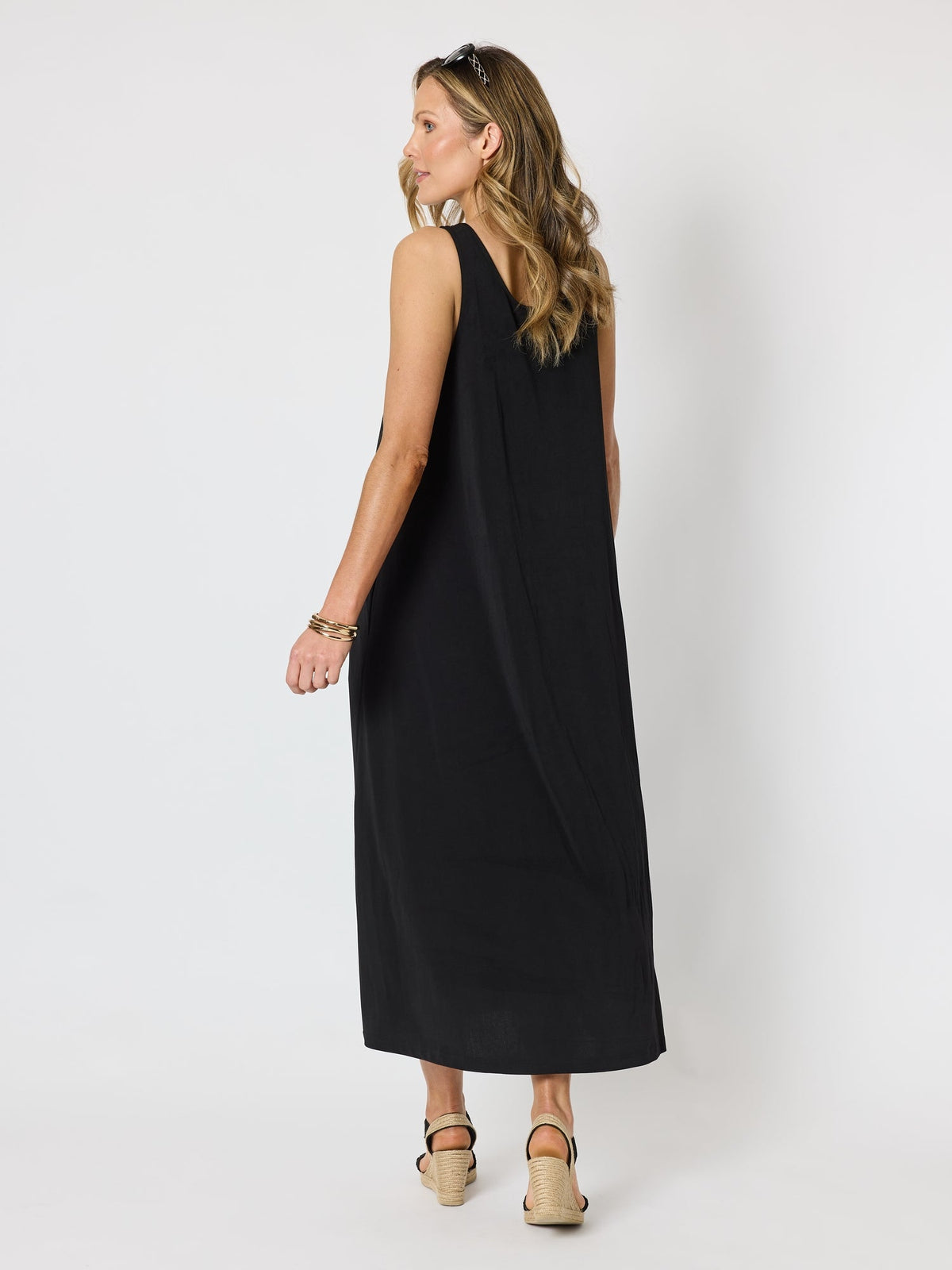 Clarity Traveller Tank Dress (Black)