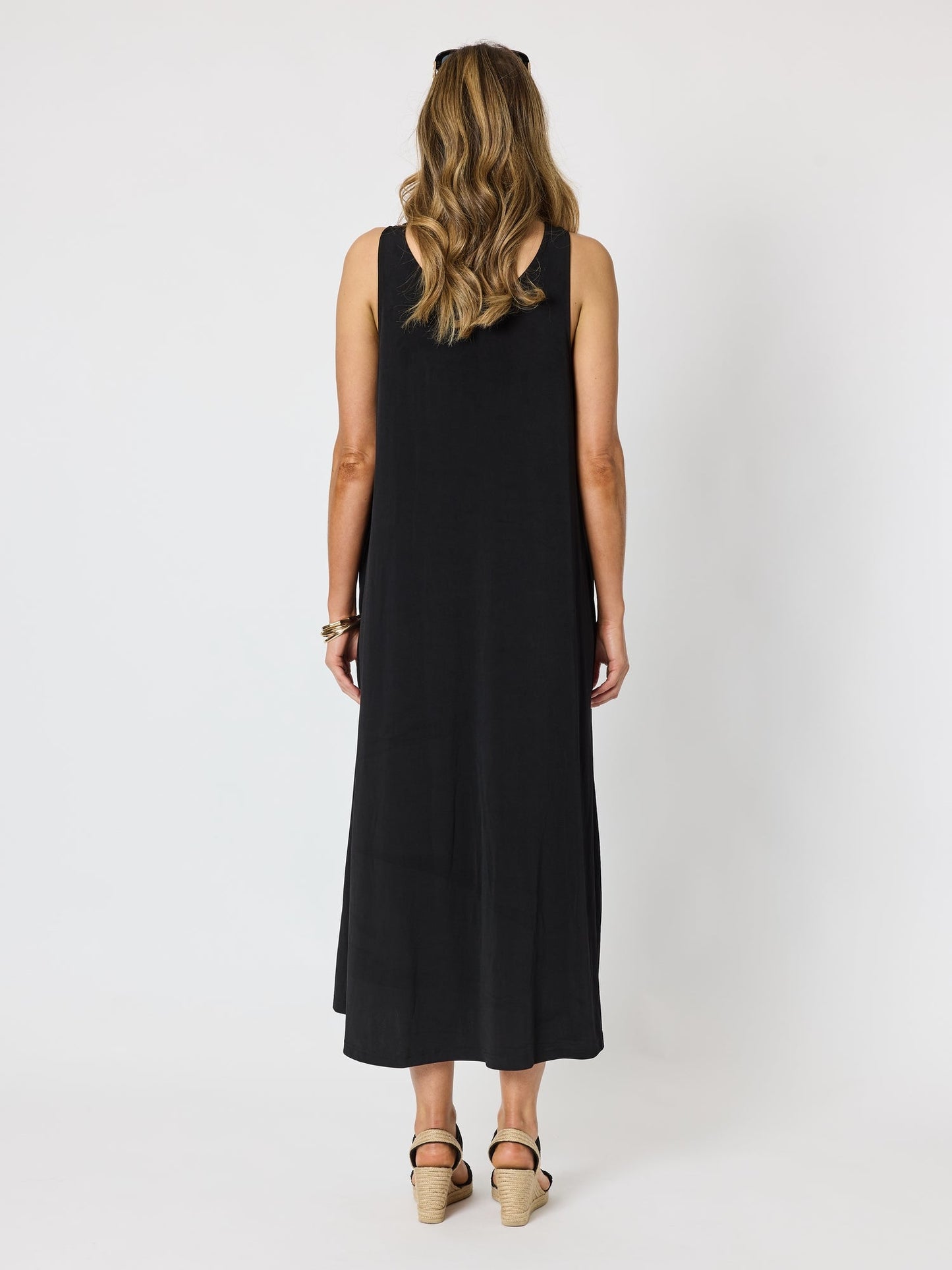 Clarity Traveller Tank Dress (Black)