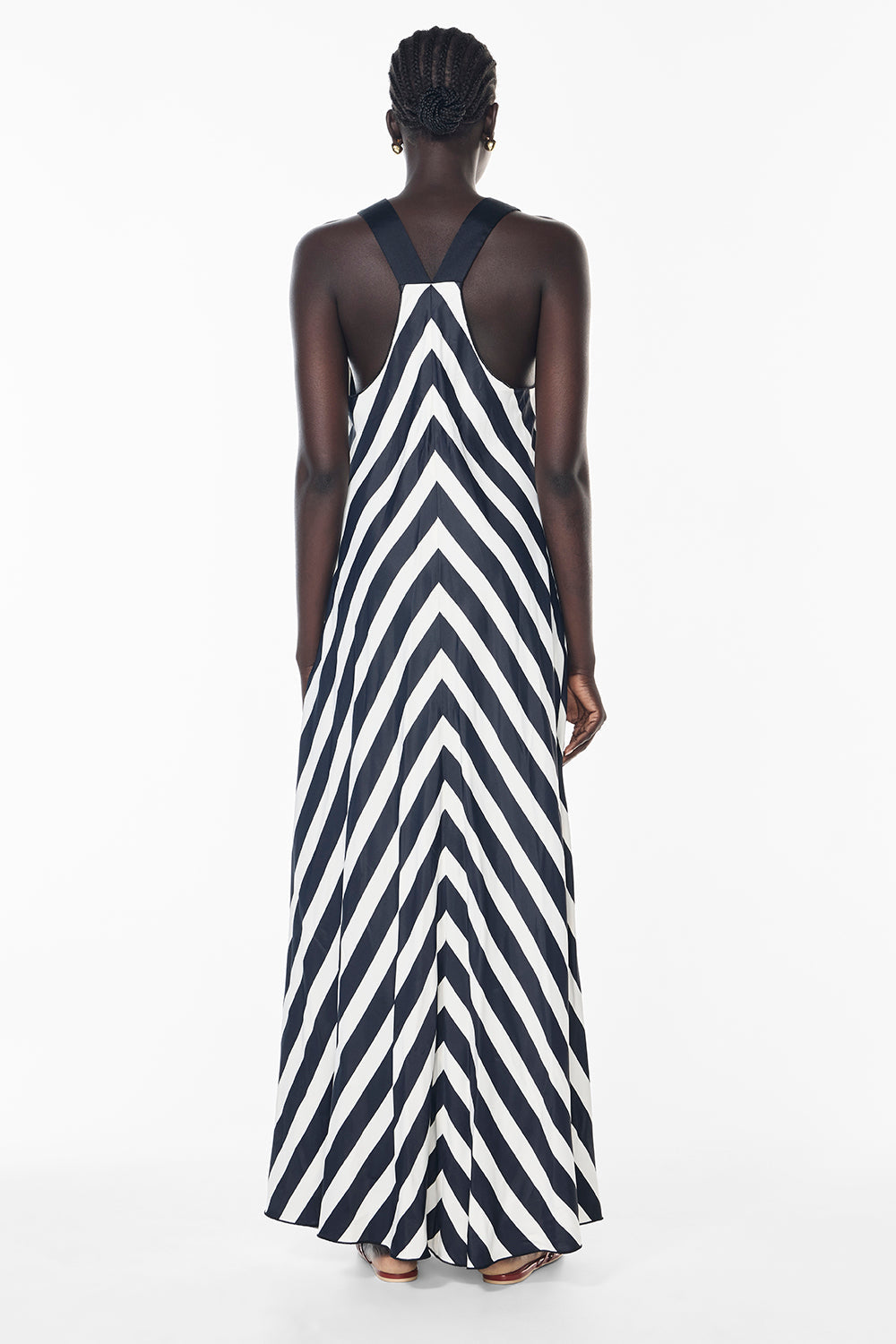 New Beat Maxi Dress (Black/White)