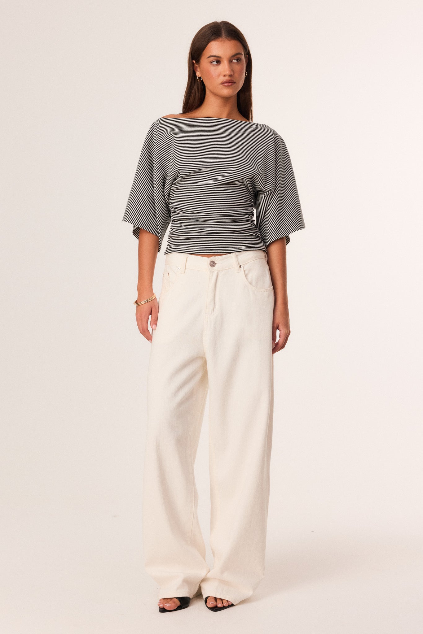 SNDYS SASSA TOP (Black Stripe)