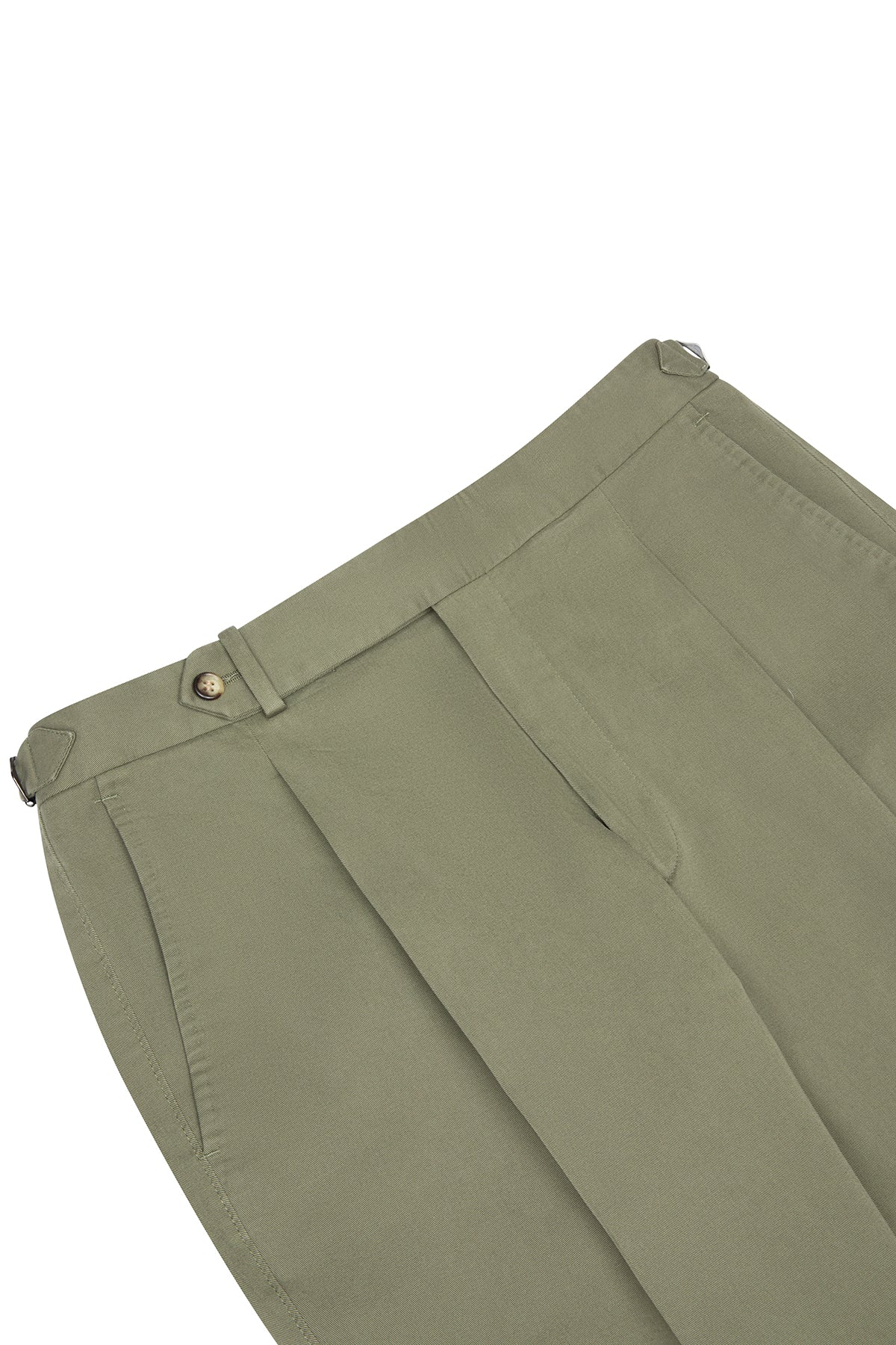 Anthony Squires Hudson Pants Cotton/Elastane In Twill Soft Finish (Olive)