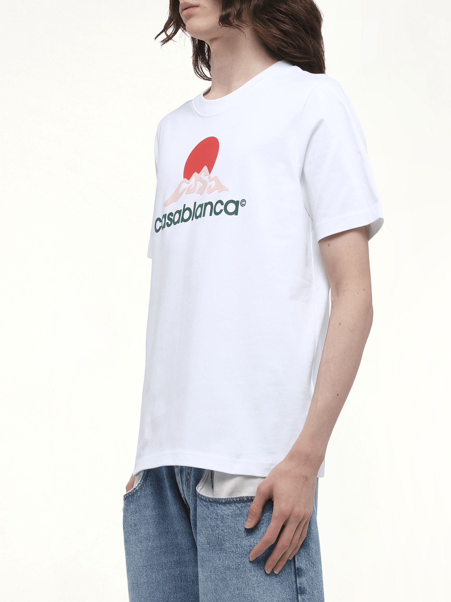 CASABLANCA Casablanca Montagne T-Shirt (White)