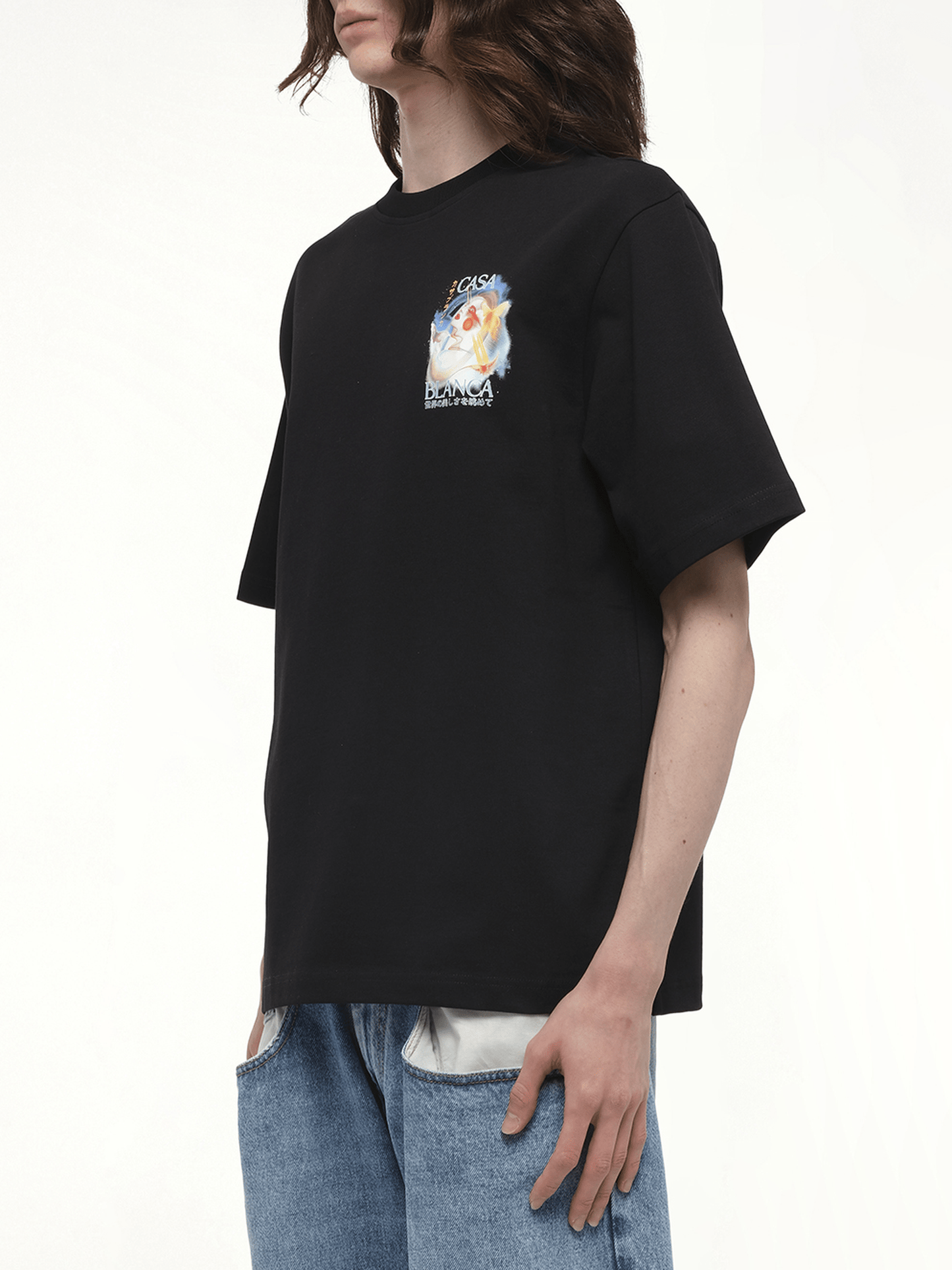 CASABLANCA Galactic Connection T-Shirt (Black)