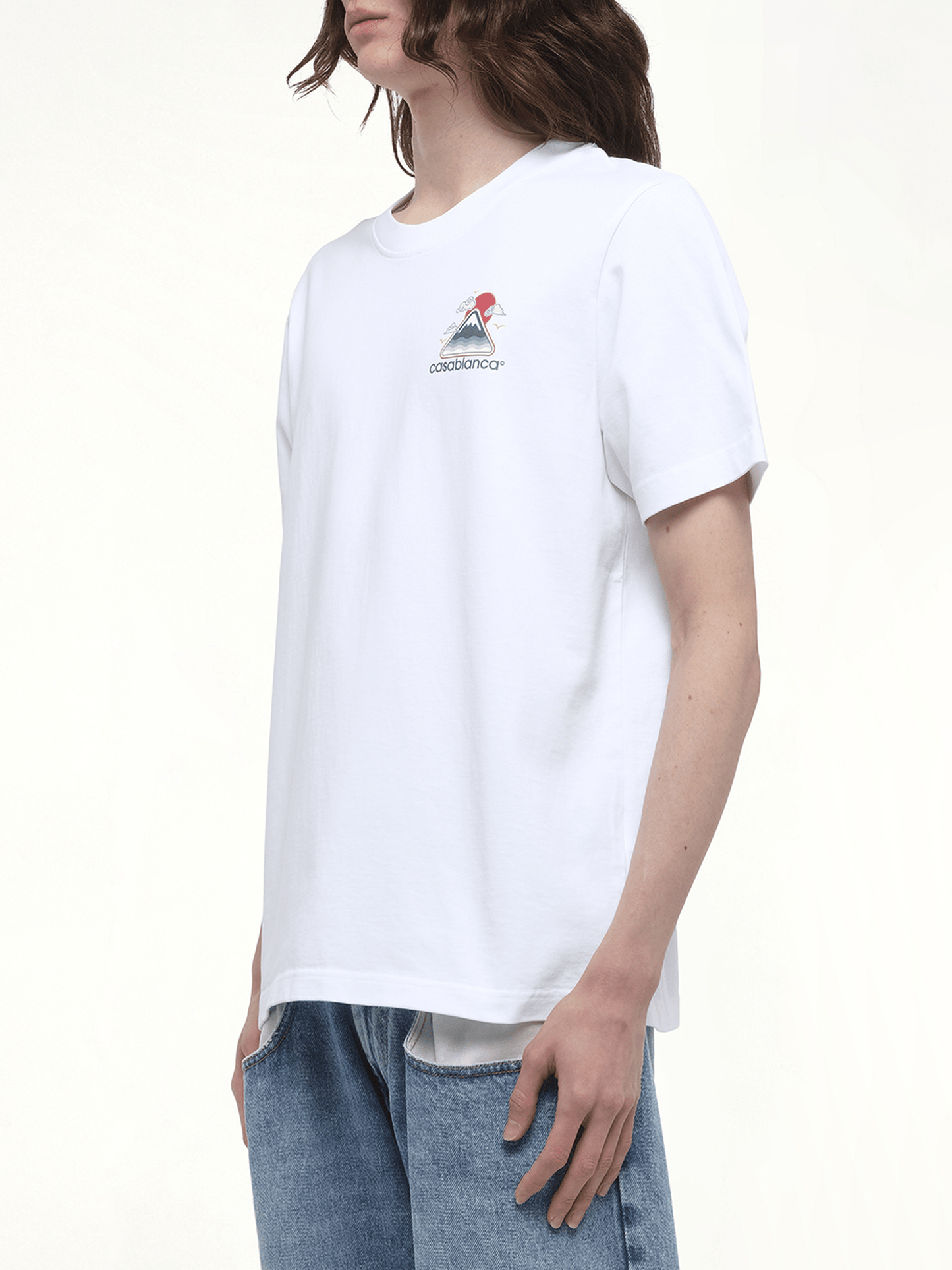CASABLANCA Motagne Ondulee T-Shirt (White)