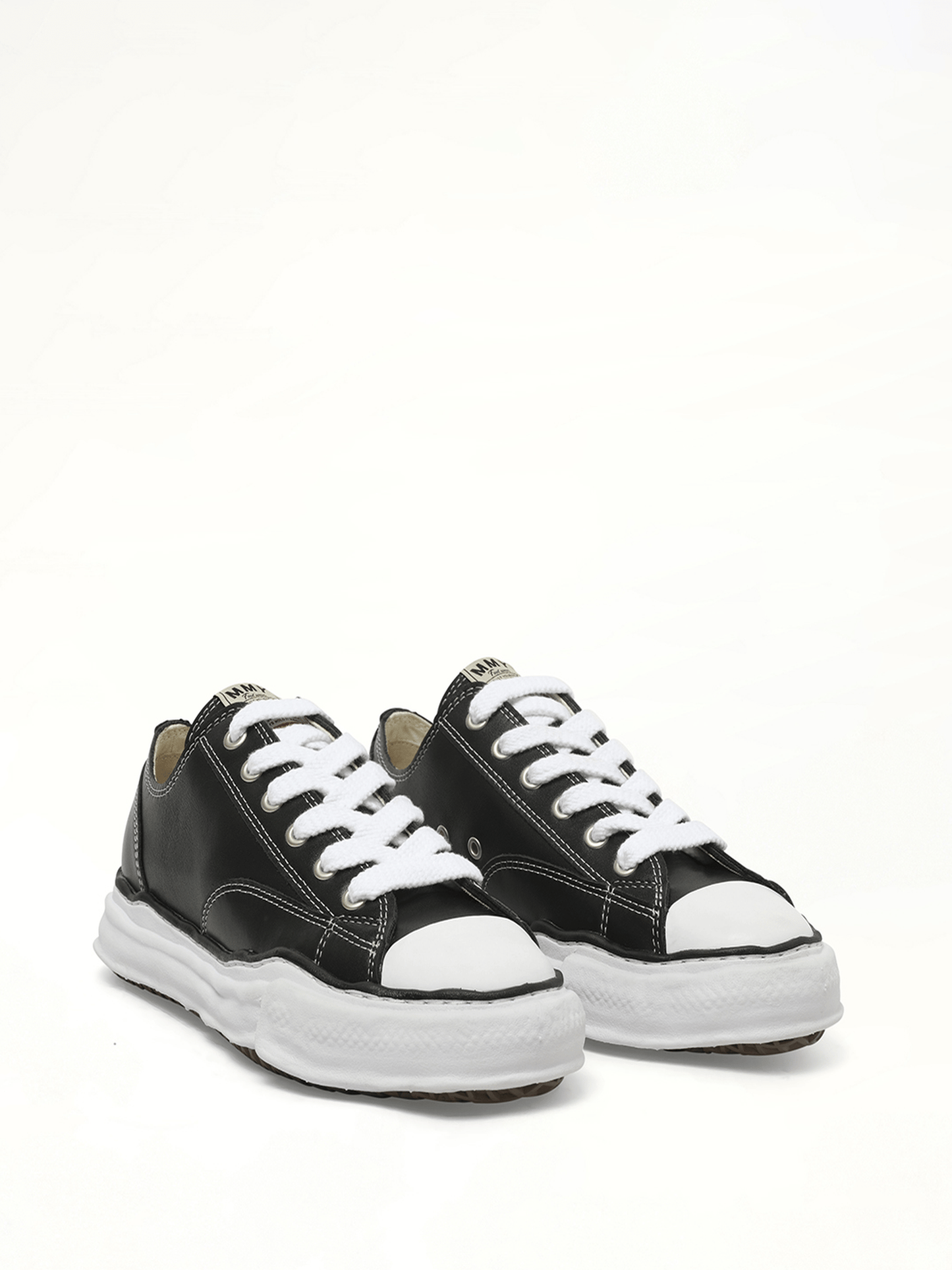 MAISON MIHARA YASUHIRO Peterson OG Leather Low Sneaker (Black)