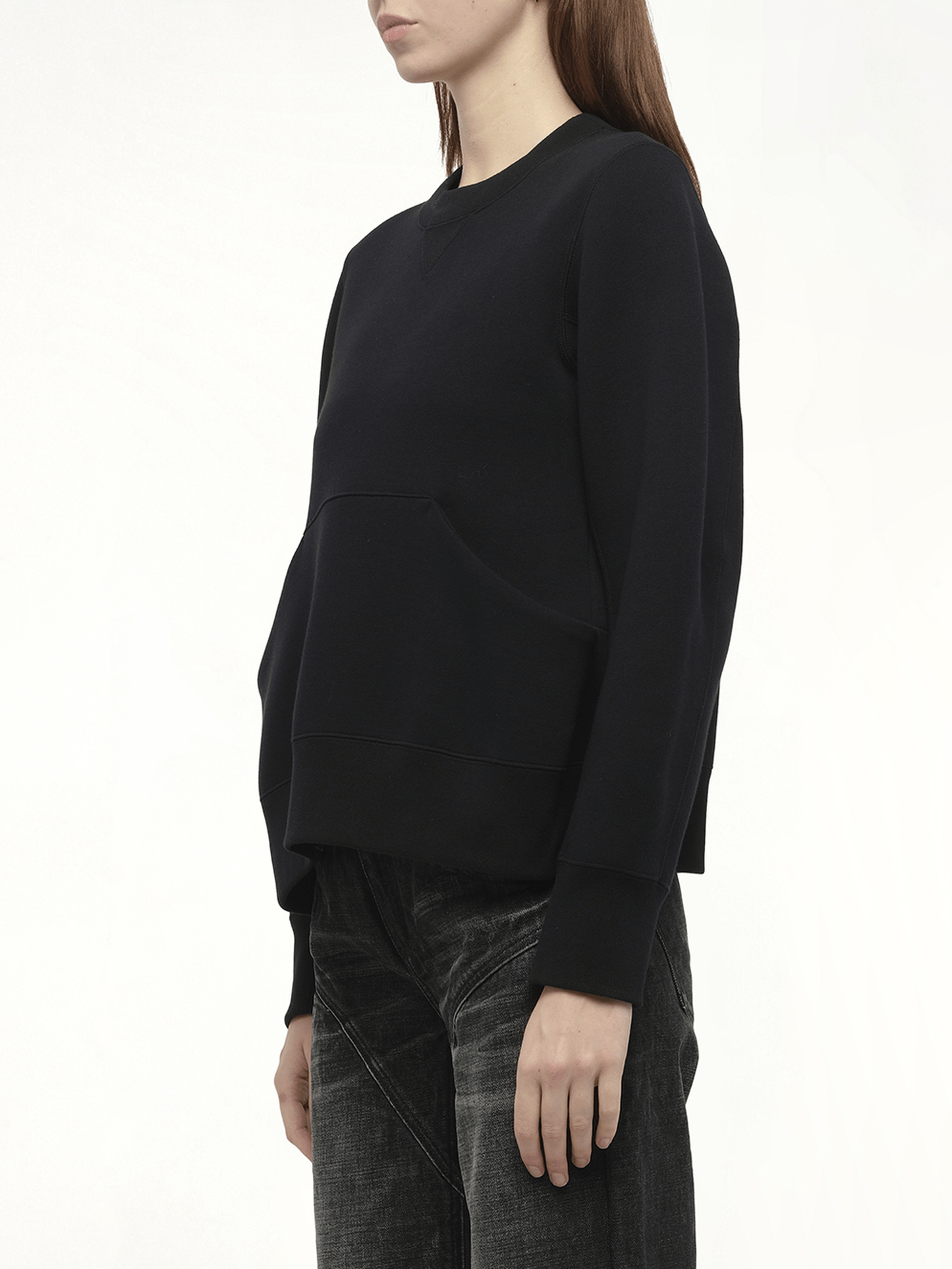 SACAI Sponge Sweat Pullover (Black)