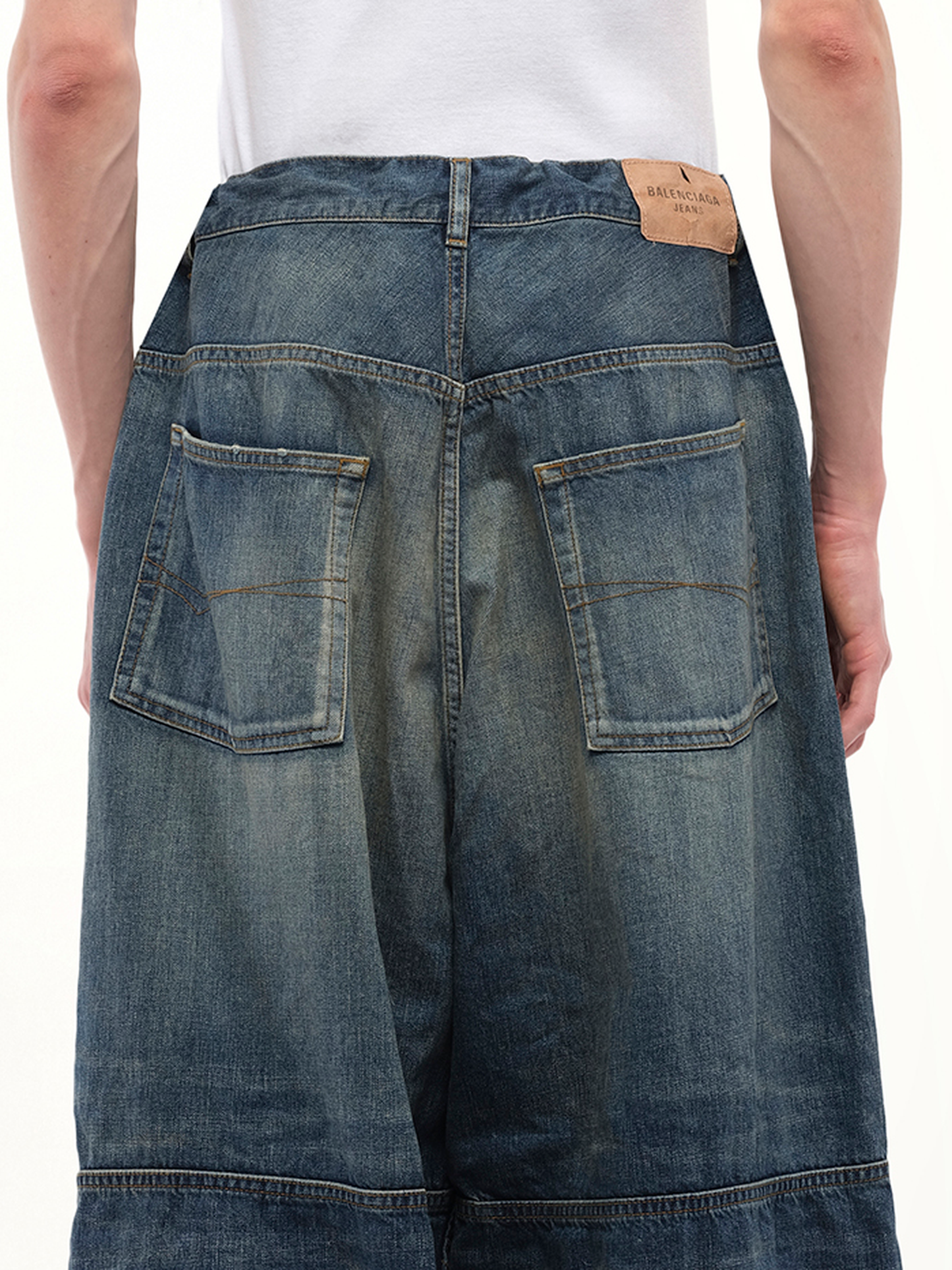BALENCIAGA Baggy Denim Pants (Blue)