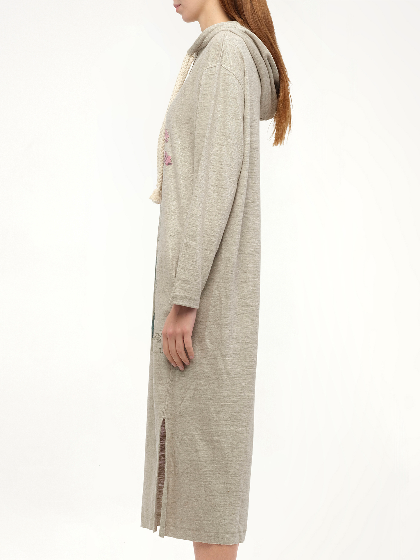 LOEWE Hoodie Botanical Dress (Beige)