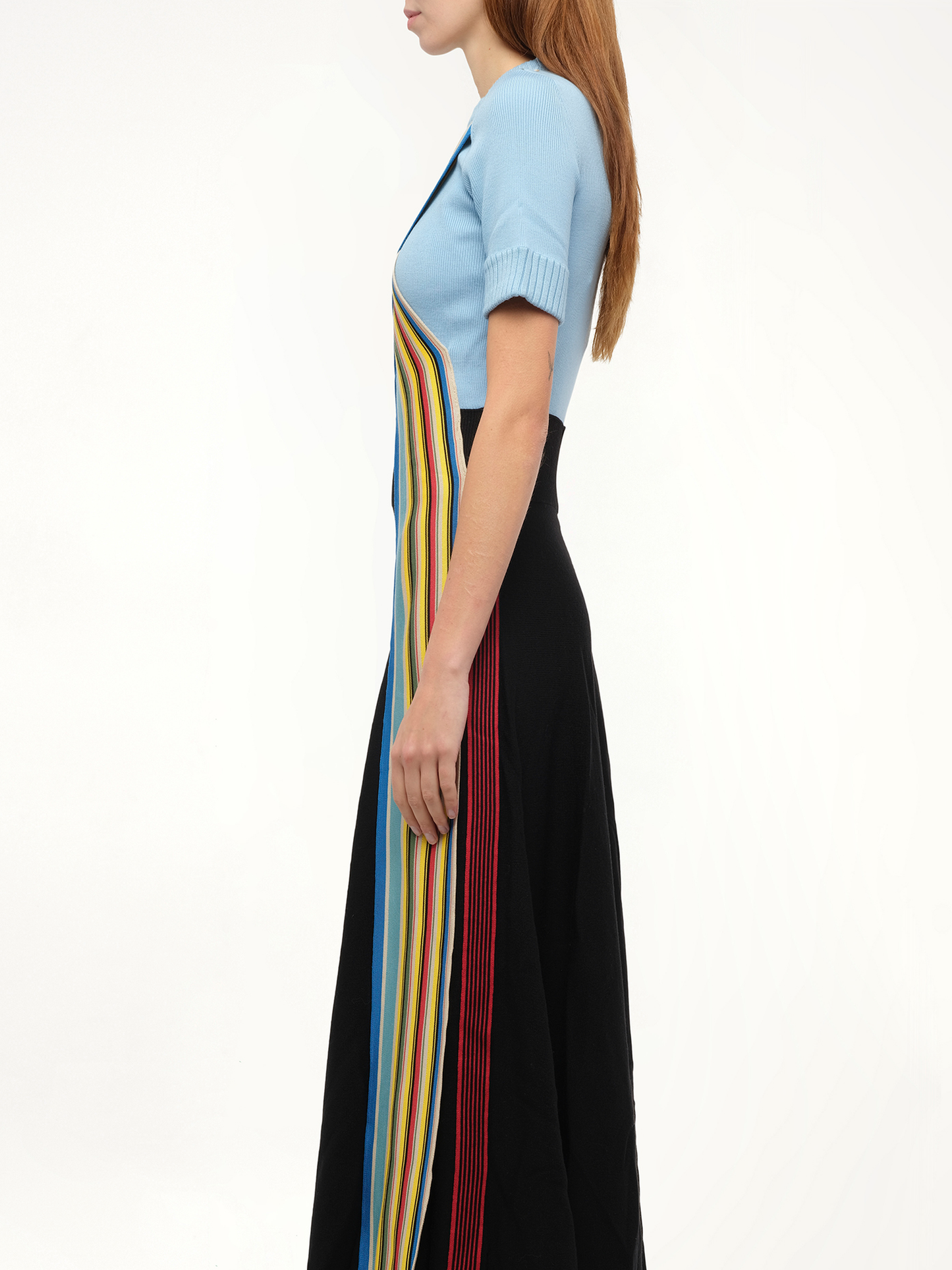 LOEWE Stripe Bands Dress (Blue)