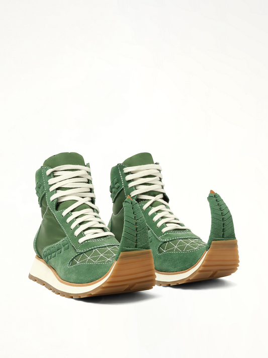 LOEWE Dinosaur Sneaker Hi (Green)