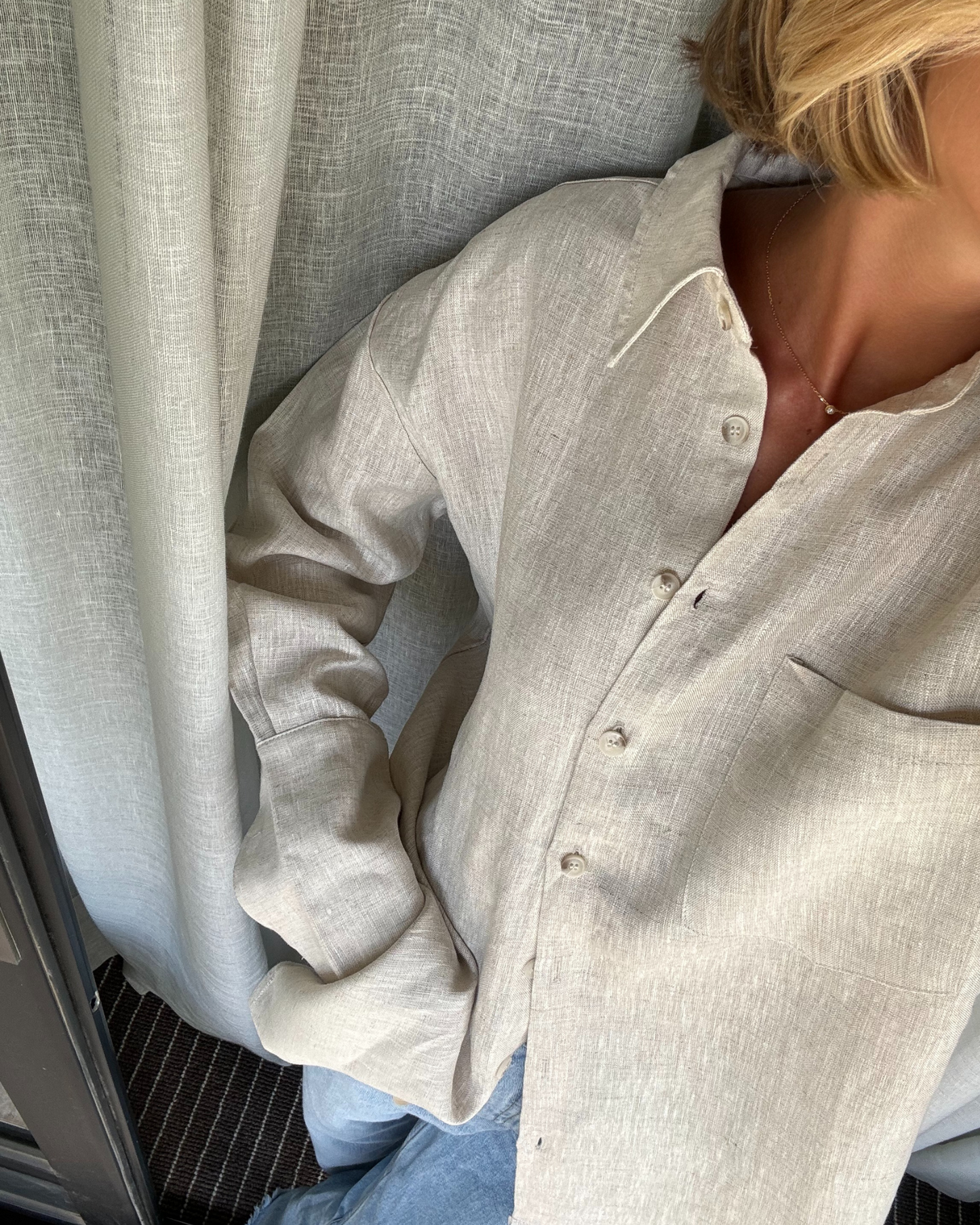 Walnut Melbourne Ritz Shirt (Oatmeal)
